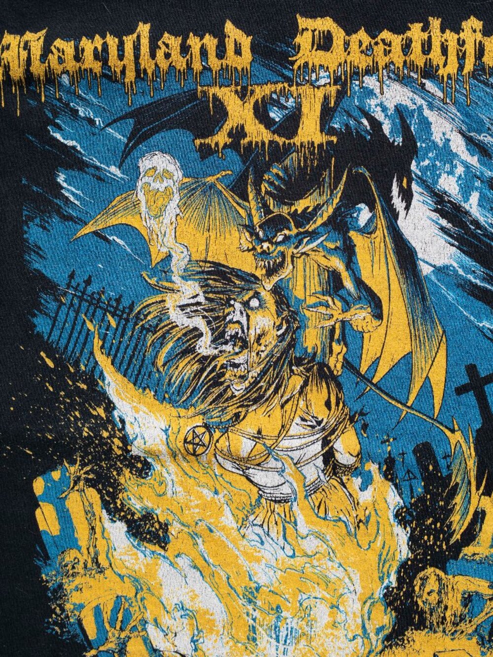-XL- Maryland Deathfest 11 Festival Shirt | Death Thrash Doom Metal Music 2013